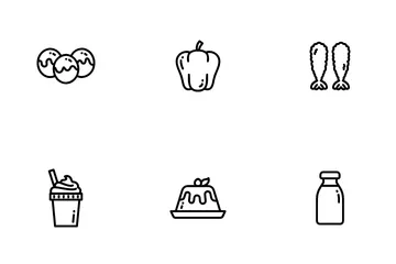 Foods & Beverages Icon Pack