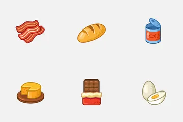 Foods Icon Bundle Icon Pack