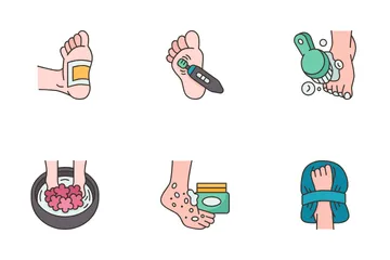 Foot Care Icon Pack
