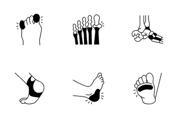 Foot Pain Icon Pack