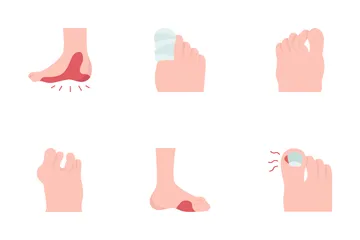 Foot Pain Icon Pack