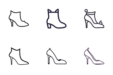 Footwear Shoes Icon Pack