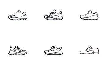 Footwear Shoes Icon Pack