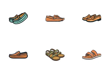 Footwear Shoes Icon Pack