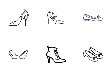 Footwear Shoes Icon Pack