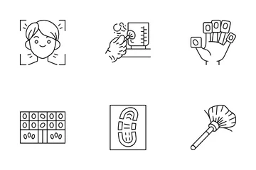 Forensic Science Icon Pack