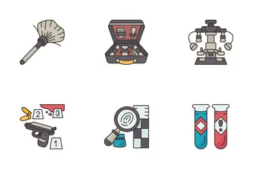 Forensic Science Icon Pack