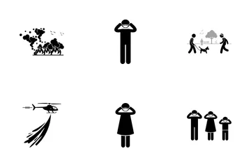 Forest Fire Icon Pack