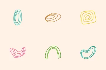 Forma Abstrata Pacote de Ícones