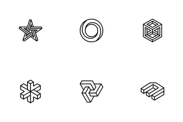 Forma geometrica Paquete de Iconos