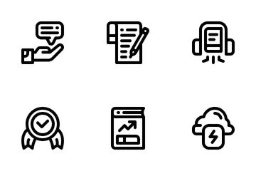 Formación de empresa Paquete de Iconos