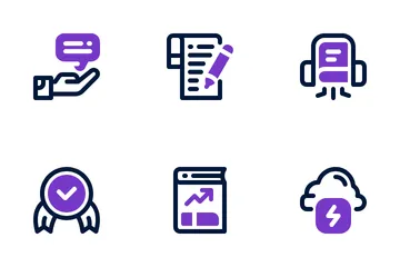 Formación de empresa Paquete de Iconos