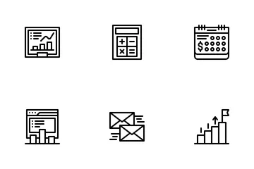 Capacitación del trabajo Paquete de Iconos