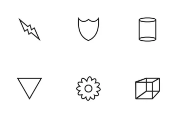 Formas e geometria Pacote de Ícones