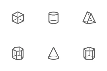 Formas geométricas Pacote de Ícones