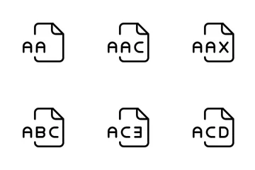 Format audio Icon Pack