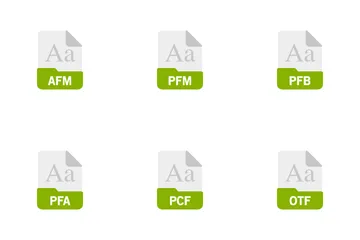 Format de fichier de police Pack d'Icônes