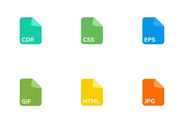 Format de fichier de document Pack d'Icônes