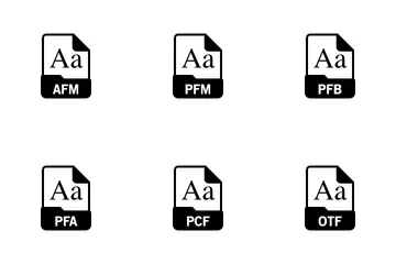 Format de fichier de police Pack d'Icônes