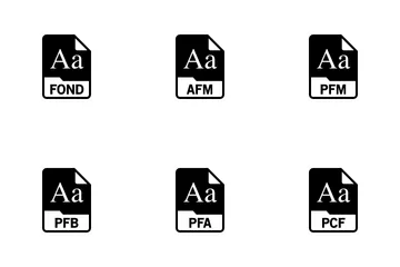 Formato de arquivo de fonte Pacote de Ícones