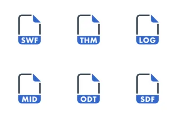 Formatos de archivo Paquete de Iconos