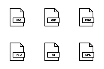 Formatos de archivo Paquete de Iconos