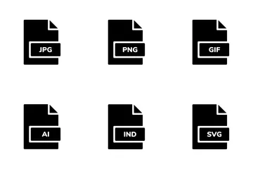 Formatos de archivo Paquete de Iconos