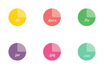 Formatos de arquivo Pacote de Ícones