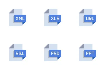 Formatos de arquivo Pacote de Ícones