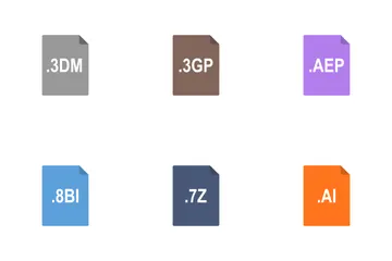 Formats de fichiers Pack d'Icônes