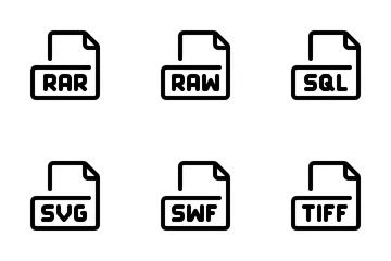 Formats de fichiers Pack d'Icônes