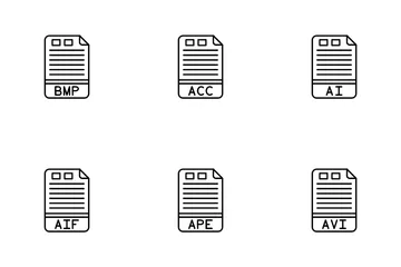 Formats de fichiers Pack d'Icônes