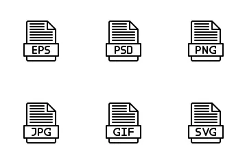 Formats de fichiers Pack d'Icônes