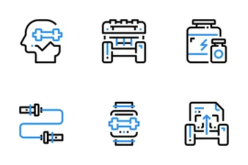 Forme physique et santé Pack d'Icônes