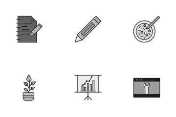 Forschung und Entwicklung Symbolpack