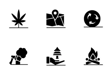 Forstwirtschaft Symbolpack