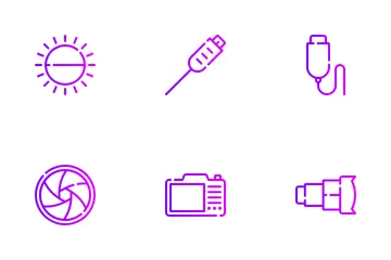 Fotografía Paquete de Iconos