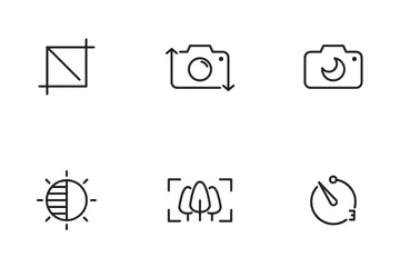 Câmera e Fotografia Icon Pack