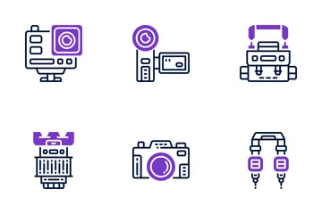 Fotógrafo Paquete de Iconos