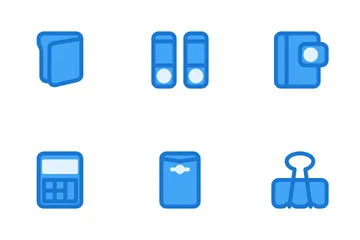 Fournitures de bureau Icon Pack