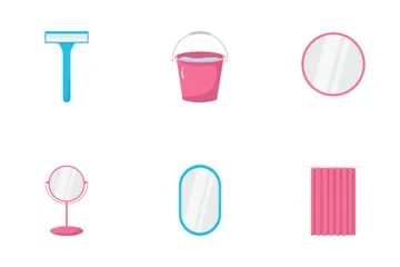 Fournitures de salle de bain Icon Pack