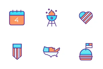 Fourth Of July Icon Pack