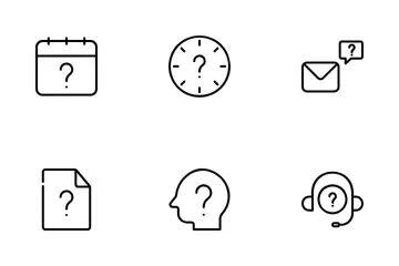 Fragezeichen Symbolpack