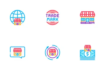 Franchise Business Icon Pack