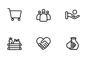 Free 커뮤니티 및 상거래 아이콘 팩