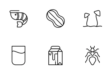 Free Allergic Lineal Design Icon Pack