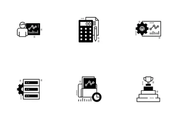 Free Analyses statistiques Pack d'Icônes