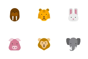 Free Animal Flat Colors Icon Pack