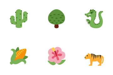 Free Animales y naturaleza Paquete de Iconos