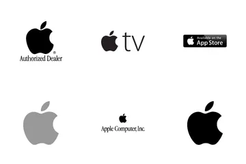 Free 애플 로고의 역사 아이콘 팩